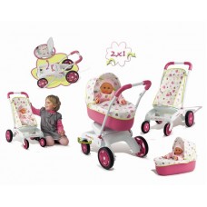 Коляска для кукол Smoby Baby Nurse Combi Clip